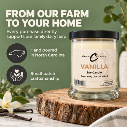 Vanilla Soy Candle - 12 oz. Status Jar