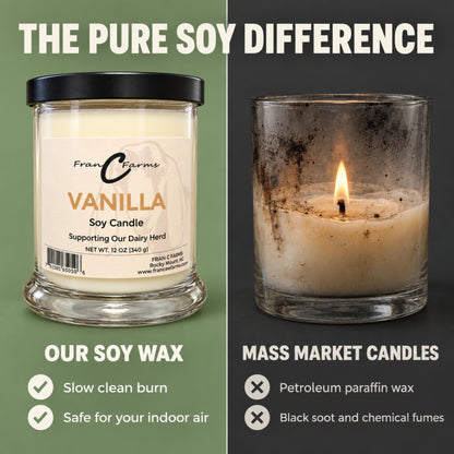 Vanilla Soy Candle - 12 oz. Status Jar