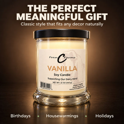Vanilla Soy Candle - 12 oz. Status Jar