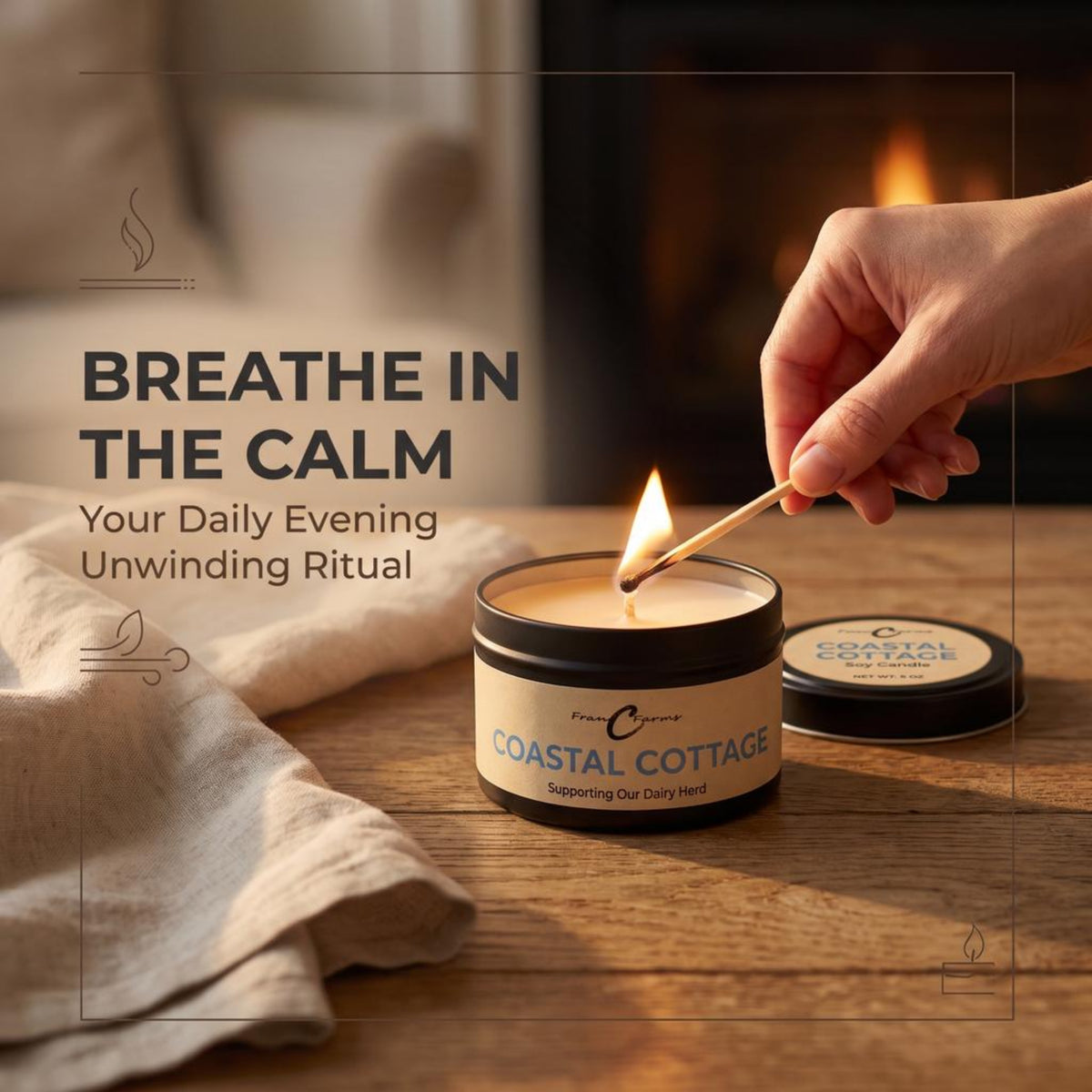 Coastal Cottage Soy Candle - 8 oz. Tin