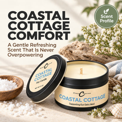 Coastal Cottage Soy Candle - 8 oz. Tin