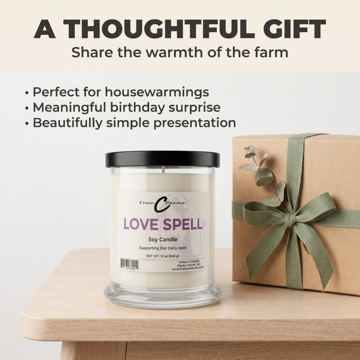 Love Spell Soy Candle - 12 oz. Status Jar