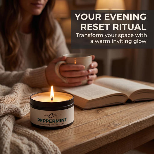 Peppermint Soy Candle Tin