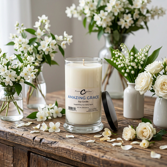 Amazing Grace Soy Candle - 22 oz. Status Jar