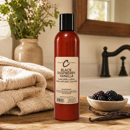 Black Raspberry Vanilla Goat Milk Lotion - Made With REAL Goat Milk