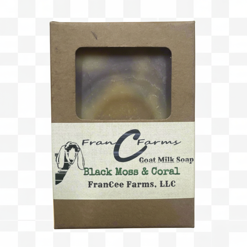 Black Moss Goat Milk Soap