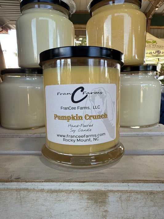 Pumpkin Crunch Soy Candle 12/S