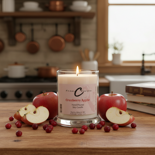 Cranberry Apple Soy Candle - 12 oz. Status Jar