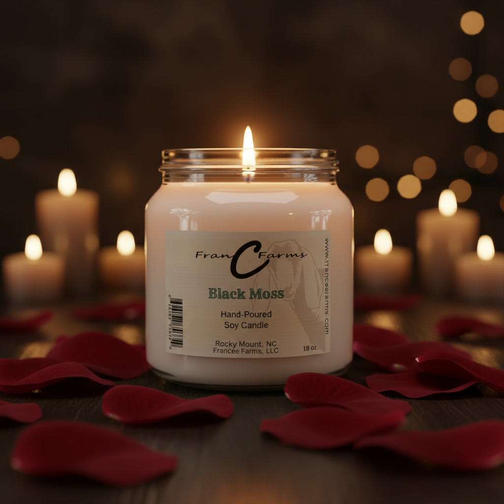 Black Moss Apothecary Candle