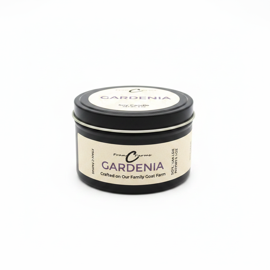 Gardenia Soy Candle Tin - 8 oz