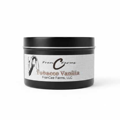 Tobacco Vanilla Soy Candle Tin - 8 oz.