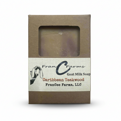 Caribbean Teakwood Goat Milk Soap
