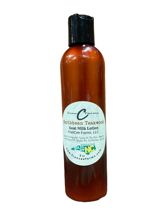 Caribbean Teakwood Goat Milk Lotion