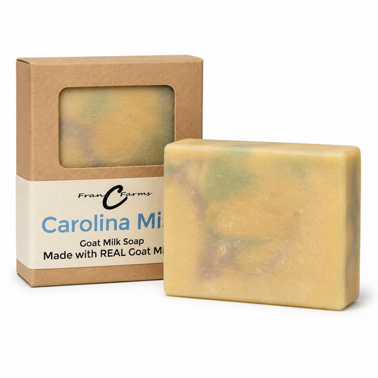 Carolina Mist Goat Milk Soap – Made with REAL Goat Milk product image 2 from FRAN C FARMS