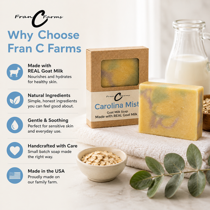 Carolina Mist Goat Milk Soap