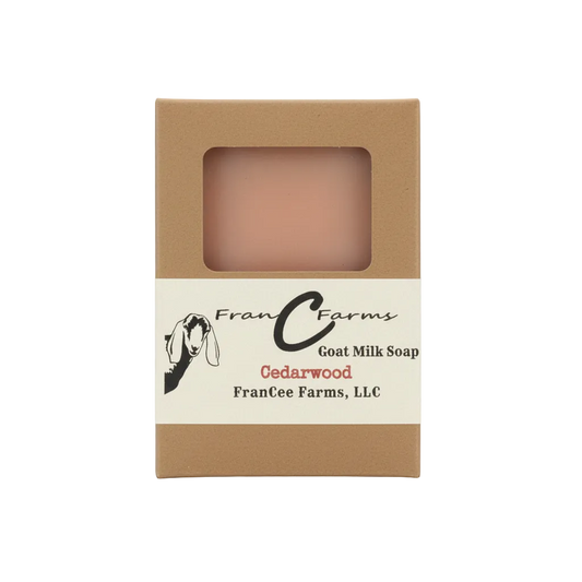 Cedarwood Goat Milk Soap product image 2 from FRAN C FARMS