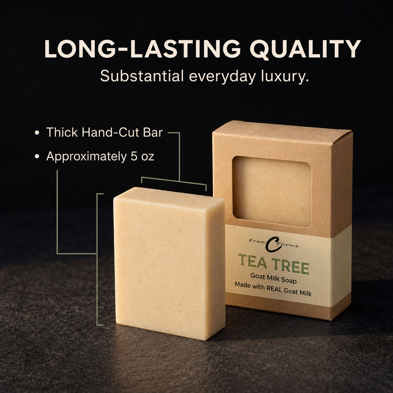 Tea Tree Goat Milk Soap – Made with REAL Goat Milk