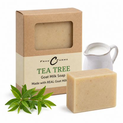 Tea Tree Goat Milk Soap – Made with REAL Goat Milk