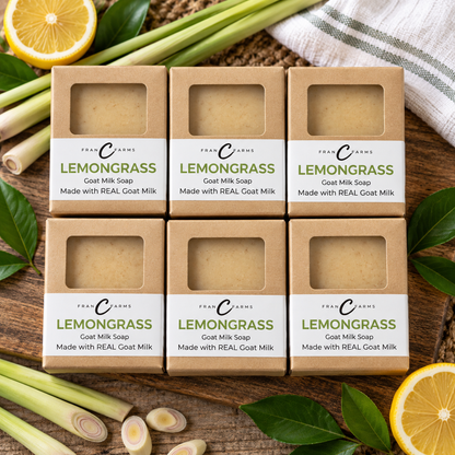 Lemongrass Goat Milk Soap - Made with REAL Goat Milk