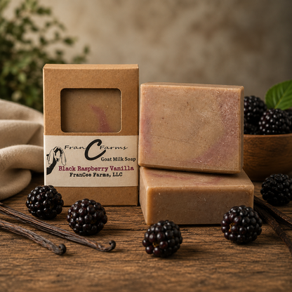Black Raspberry Vanilla Goat Milk Soap