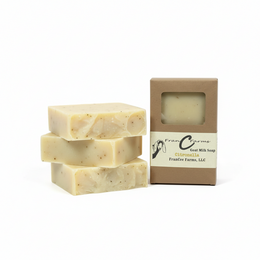 Citronella Goat Milk Soap product image 2 from FRAN C FARMS