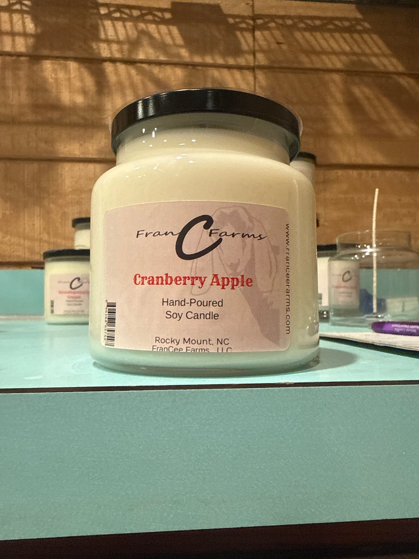 Cranberry Apple Apothecary Candle