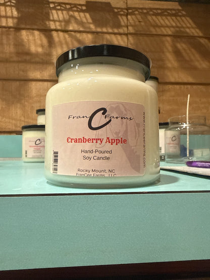 Cranberry Apple Apothecary Candle
