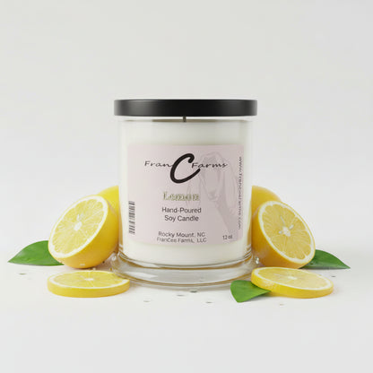 Lemon Soy Candle - 12 oz. Status Jar