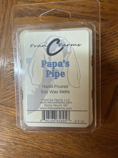 Papa's Pipe Soy Wax Melts - Long Lasting/Toxin Free