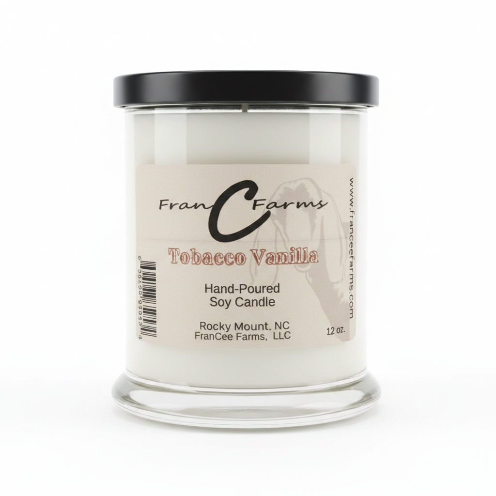 Tobacco Vanilla Soy Candle - 12 oz. Status Jar