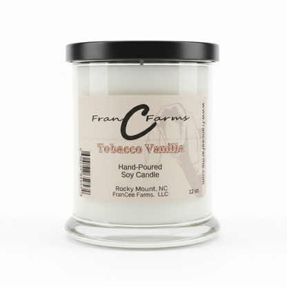Tobacco Vanilla Soy Candle - 12 oz. Status Jar