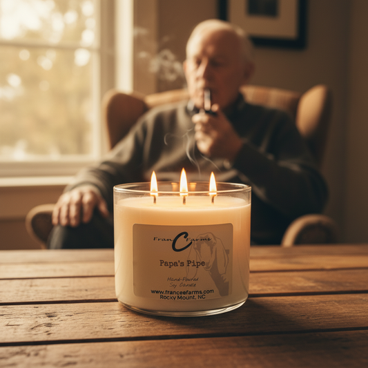 Papa's Pipe Soy Wax Candle - 20 oz. 3 Wick