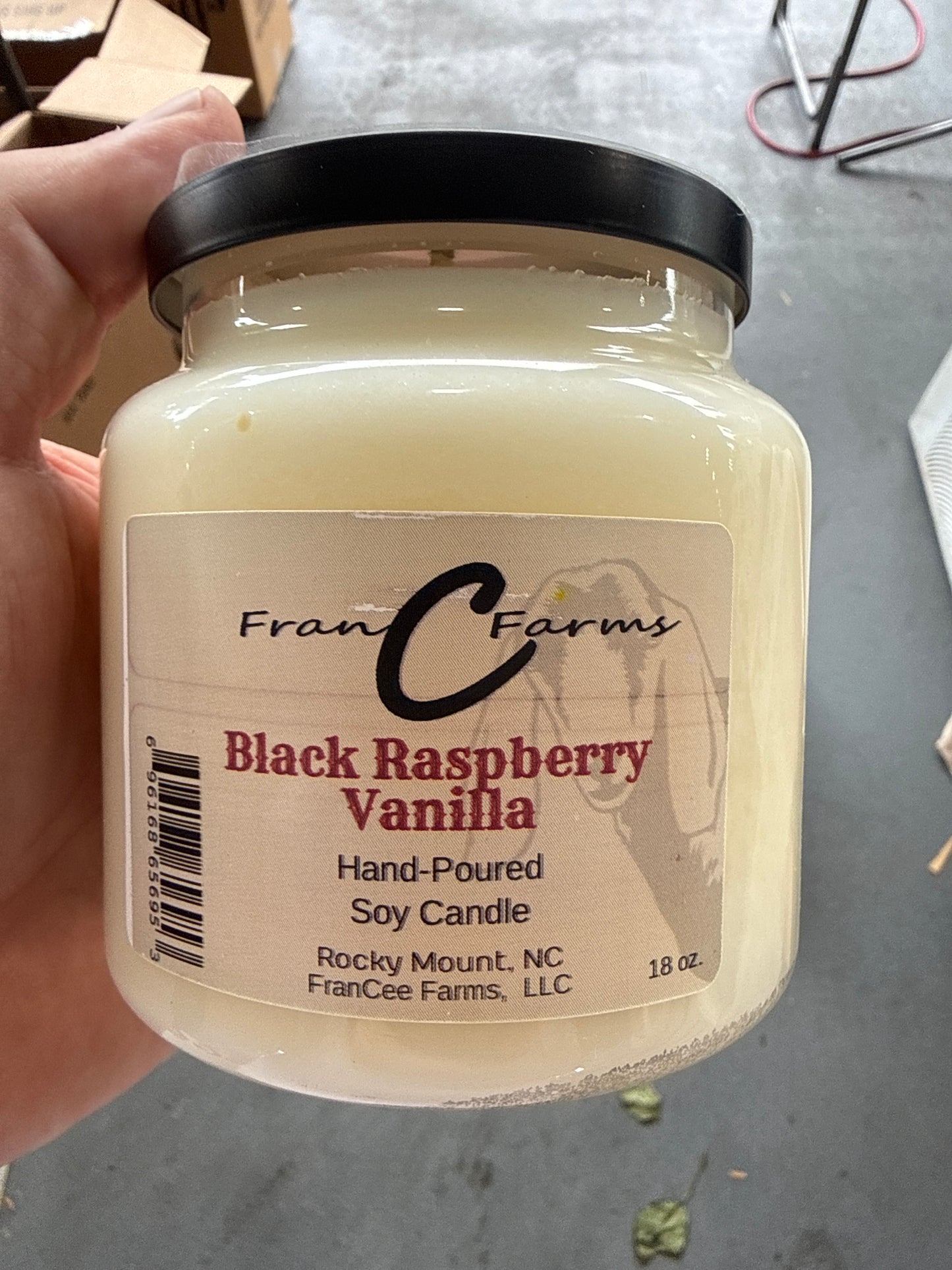 Black Raspberry Vanilla Apothecary Candle