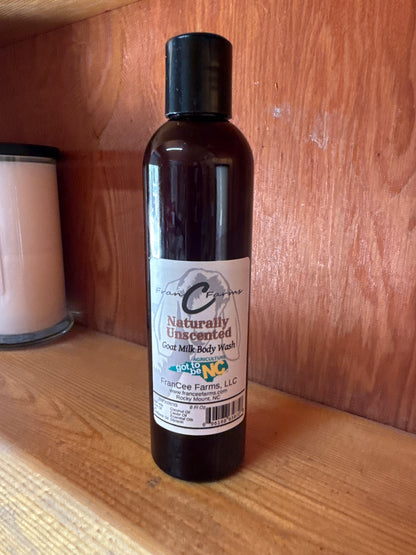 Naturally Unscented Goat Milk Body Wash