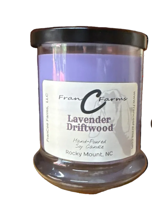 Lavender Driftwood Soy Candle 12/S
