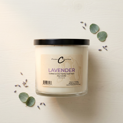 Lavender Soy Candle - 20 oz 3 Wick