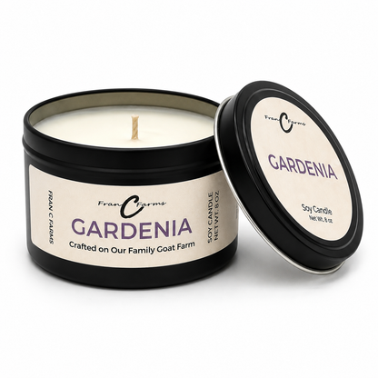 Gardenia Soy Candle Tin - 8 oz