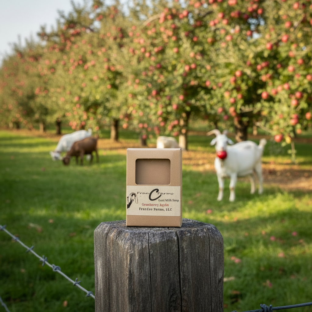 CranBerry-Apple Marmalade Goat Milk Soap