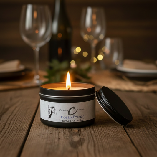 Ocean Breeze Soy Candle Tin - 8 oz.
