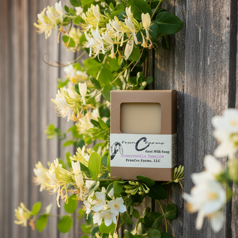 HoneySuckle Jasmine Goat Milk Soap