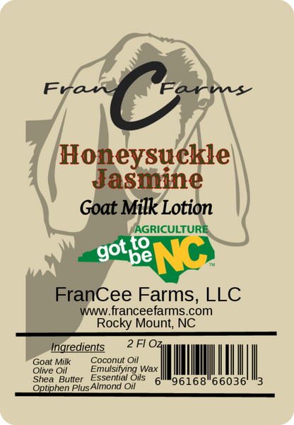 Honeysuckle-Jasmine Goat Milk Lotion