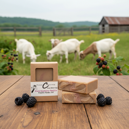 Black Raspberry Vanilla Goat Milk Soap