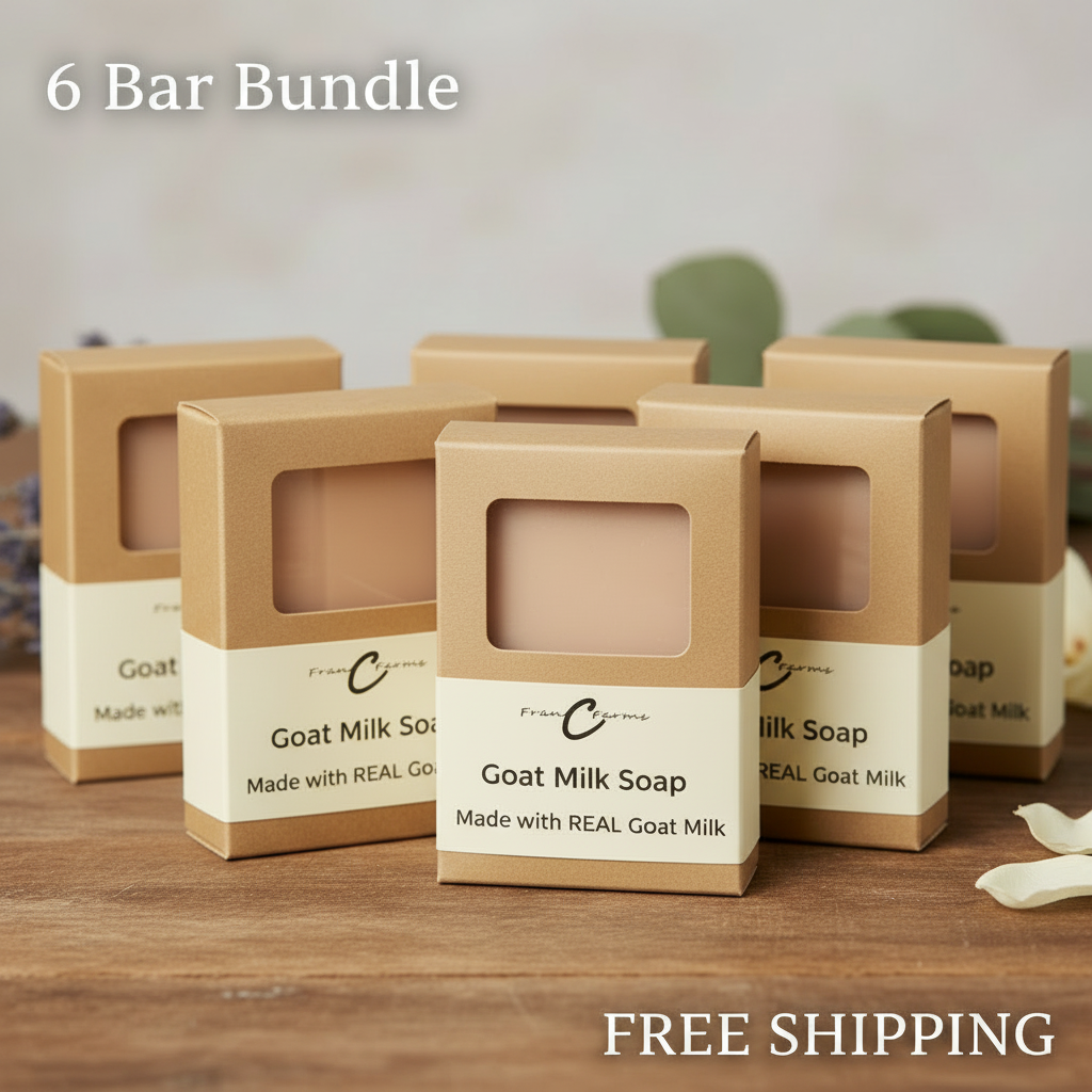 Naturally Unscented Goat Milk Soap – Made with REAL Goat Milk