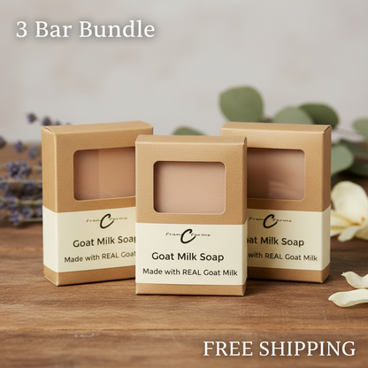 Naturally Unscented Goat Milk Soap – Made with REAL Goat Milk
