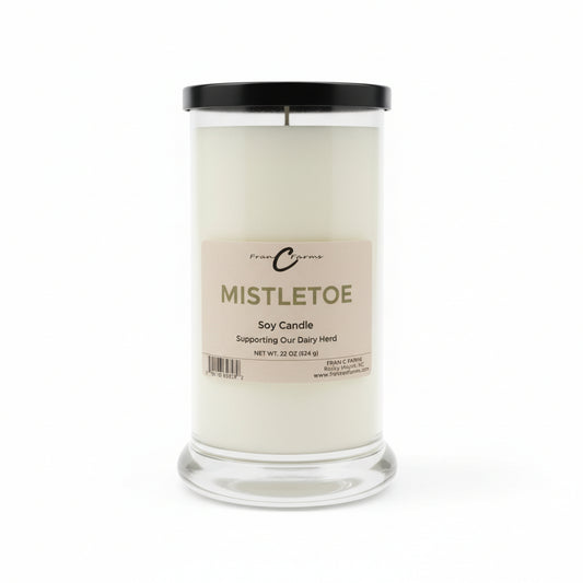 Mistletoe Soy Candle - 22 oz. Status Jar