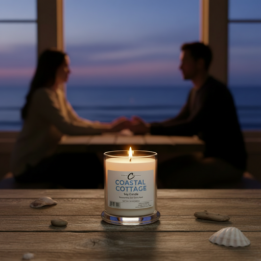 Coastal Cottage Soy Candle - 12 oz. Status Jar