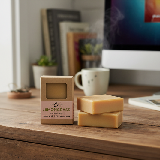 Lemongrass Goat Milk Soap from FRAN C FARMS