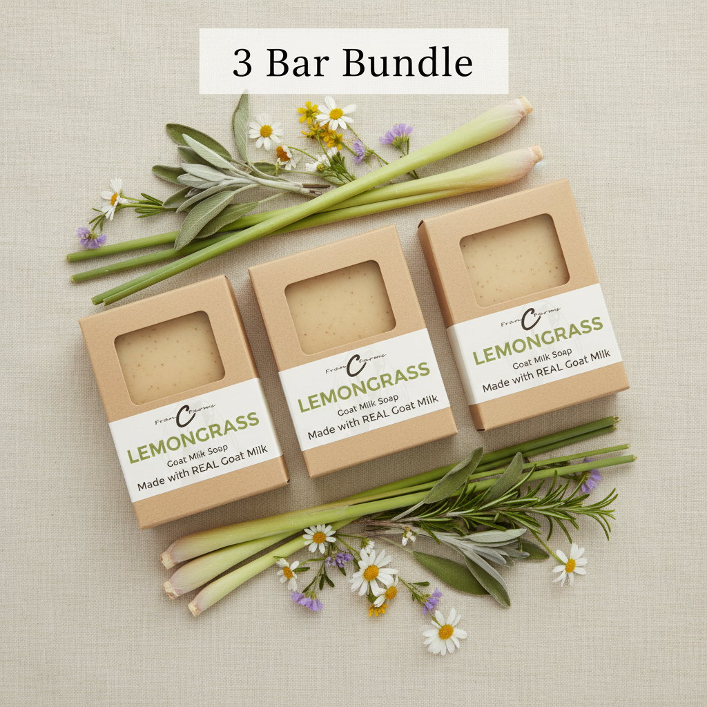 Lemongrass Goat Milk Soap - Made with REAL Goat Milk