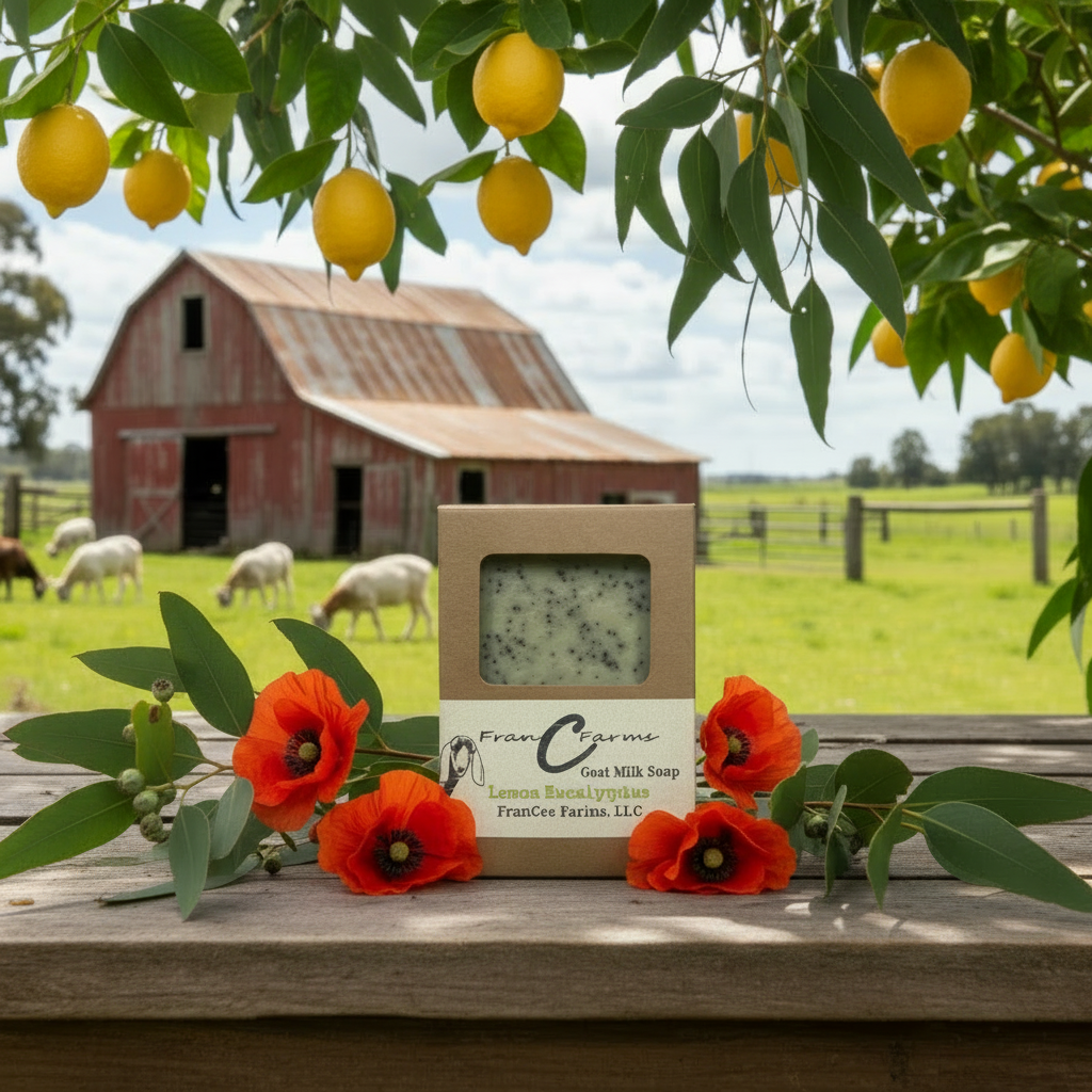 Lemon Eucalyptus Goat Milk Soap