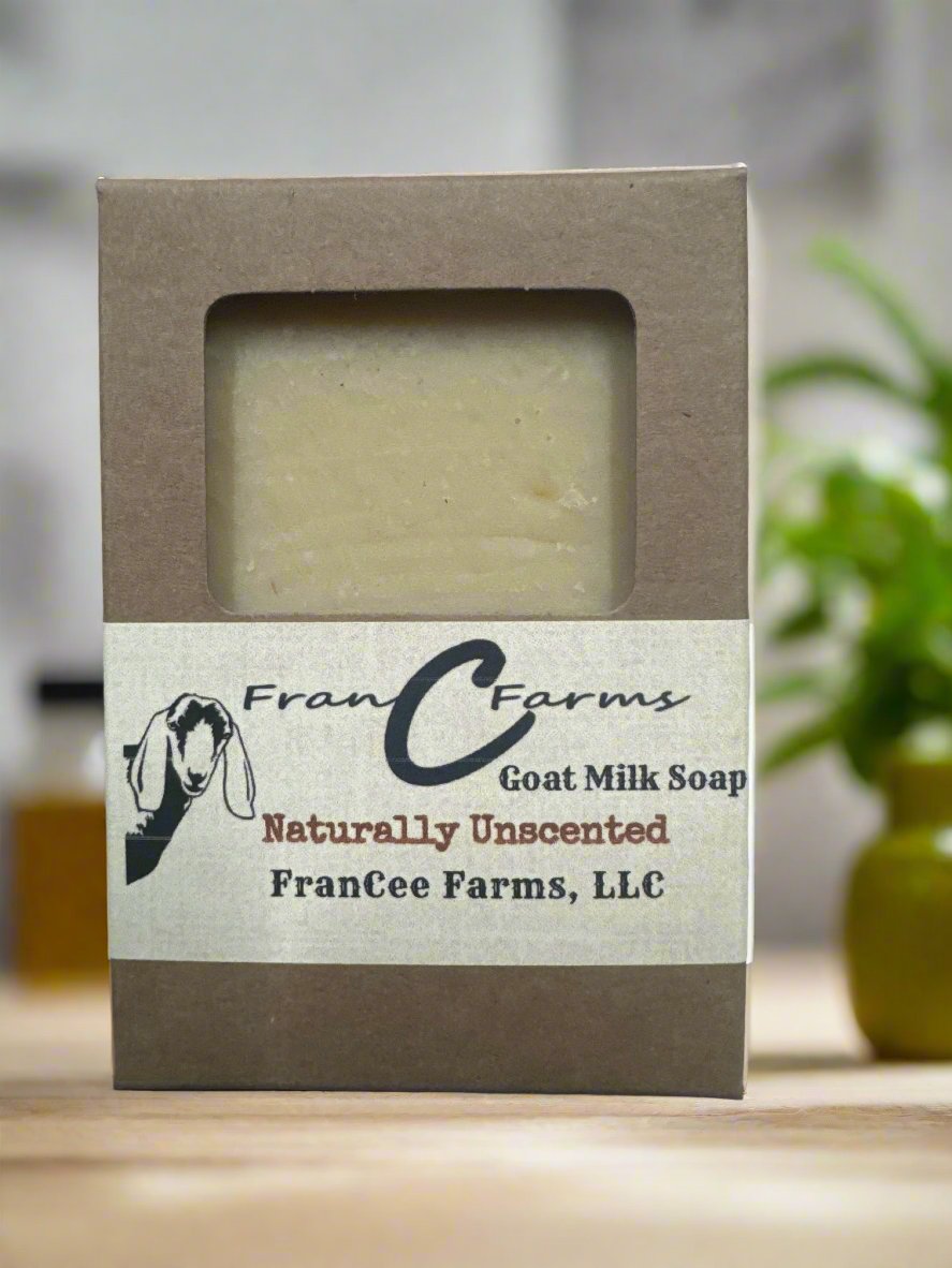 Naturally Unscented Goat Milk Soap